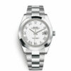 Rolex Datejust 126300 Weiß Unisex 41mm Uhr