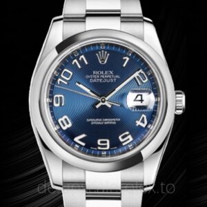 Rolex Datejust Herren 116200BLCAO Automatisch Blaues konzentrisches Zifferblatt