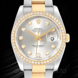 Rolex Datejust Herren 116243SDO Silberton Silbernes Zifferblatt 36mm