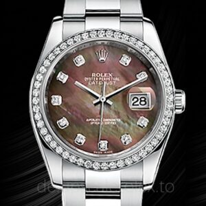 Rolex Datejust 116244BKMDO Herren Silberton 36mm