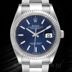 Rolex Datejust Herren 126234BLSO Blaues Zifferblatt 36mm