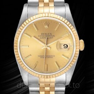 Rolex Datejust Herren 16233CSJ Armband Automatisch Silberton