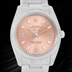 Rolex Air-king 114234PSO 36mm Herren Silberton Austernarmband