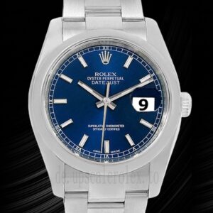 Rolex Datejust 36mm Herren 116200BLSO Silberton