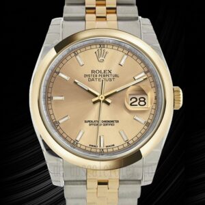 Rolex Datejust 116203CSJ 36mm Herren Uhr Silberton