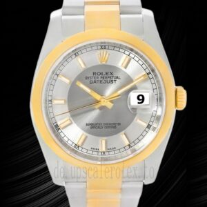 Rolex Datejust 36mm Herren 116203STSO Automatisch Silberton