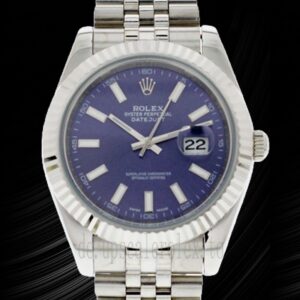 Rolex Datejust Herren 116334BLSJ 41mm Blaues Zifferblatt
