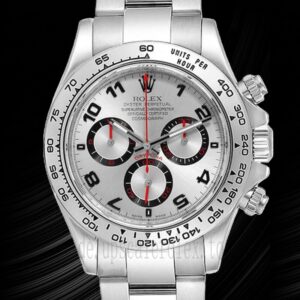 Rolex Daytona 116509SAO 40mm Herren Silbernes Zifferblatt
