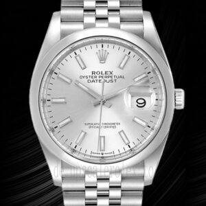 Rolex Datejust Herren m126200-0001 36mm Automatisch Silberton