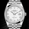 Rolex Datejust Herren 36mm m126200-0007 Silberton Uhr