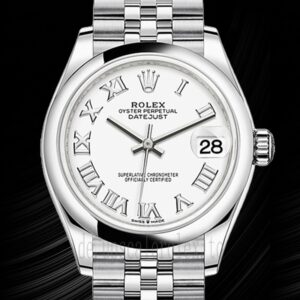 Rolex Datejust 31mm Damen m278240-0004 Jubiläumsarmband Silberton