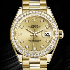 Rolex Datejust 28mm Damen m279138rbr-0023 Präsident Armband/Jubiläumsarmband Champagner Zifferblatt