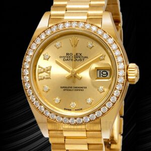 Rolex Datejust Damen 28mm m279138rbr-0006 Goldton