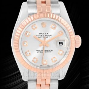 Rolex Datejust 28mm 279171 Damen Silbernes Zifferblatt