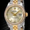 Rolex Datejust m279383rbr-0007 28mm Damen Silbernes Zifferblatt Uhr