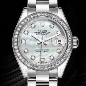Rolex Datejust m279384rbr-0012 Damen 28mm Austernarmband Uhr