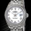 Rolex Datejust m279384rbr-0019 Damen 28mm Silberton Uhr