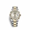 AAA+ Swiss Replica Rolex Datejust 36 36 mm Edelstahl und 18 Karat Gelbgold 126233-0032 Mittelgroße Uhr