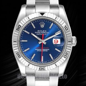 Rolex Datejust Turn-o-graph 36mm Herren 116264 Automatisch Silberton