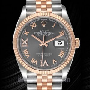 Rolex Datejust m126231-0023 36mm Herren Silberton