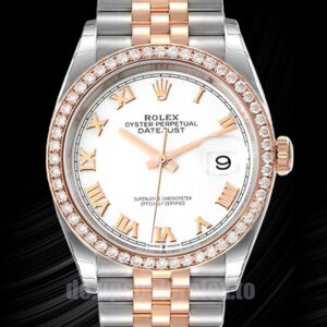 Rolex Datejust Herren 36mm m126281rbr-0003 Automatisch Jubiläums-Armband