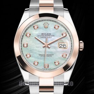 Rolex Datejust m126301-0013 Herren 41mm Silberton Weißes Perlmutt-Zifferblatt