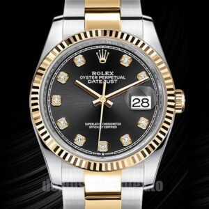 Rolex Datejust m126333-0005 Herren 41mm Schwarzes Zifferblatt