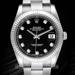 Rolex Datejust m126334-0011 41mm Herren Schwarzes Zifferblatt