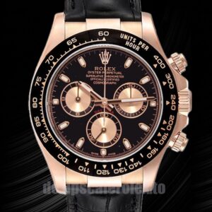 Rolex Daytona 40mm 116515 Herren Uhr Lederriemen