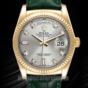 Rolex Day-Date 36mm Herren m118138-0135 Graues Zifferblatt