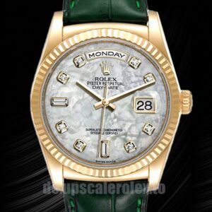 Rolex Day-Date Herren m118138-0143 36mm Automatisch Lederriemen