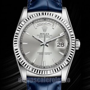 Rolex Day-Date Herren 36mm m118139-0097 Silberton