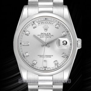 Rolex Day-Date 36mm Herren 118206 Präsident Armband Uhr