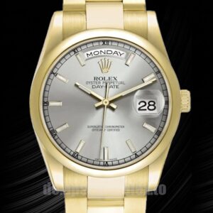 Rolex Day-Date 36mm Herren 118208 Auster-Armband