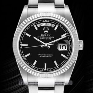 Rolex Day-Date Herren 36mm 118239 Silberton Auster-Armband