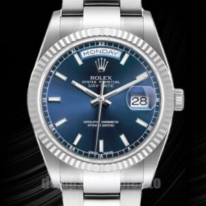 Rolex Day-Date 36mm 118239 Herren Uhr Silberton