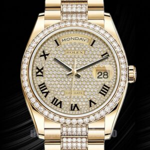 Rolex Day-Date m118348-0013 Herren 36mm Champagnerfarbenes Zifferblatt