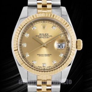 Rolex Datejust m126333-0012 Herren 41mm Champagnerfarbenes Zifferblatt Automatisch