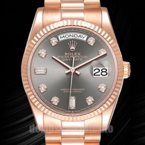 Rolex Day-Date Herren 36mm m128235-0050 Graues Zifferblatt Uhr
