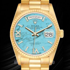 Rolex Day-Date m128238-0071 36mm Herren Präsident Armband Goldfarben