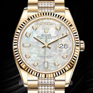 Rolex Day-Date m128238-0032 36mm Herren Goldfarben Uhr