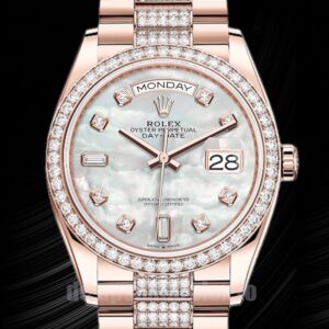 Rolex Day-Date 36mm Herren m128345rbr-0030 Roségold-Ton