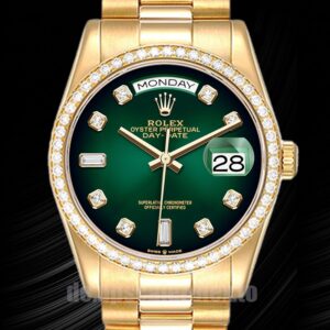 Rolex Day-Date Herren m128348rbr-0035 36mm Präsident Armband Uhr