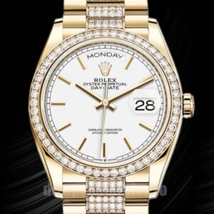 Rolex Day-Date m128348rbr-0048 36mm Herren Goldfarben
