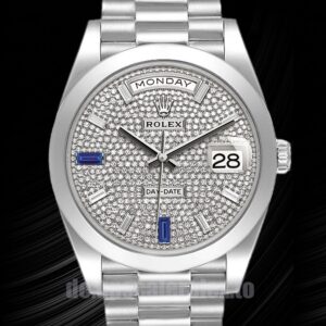 Rolex Day-Date 40mm 228206 Herren Präsident Armband Silberton