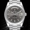 Rolex Day-Date m228206-0011 40mm Herren Dunkles Rhodium-Zifferblatt Präsident Armband