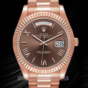 Rolex Day-Date Herren 41mm m228235-0002 Braunes Zifferblatt