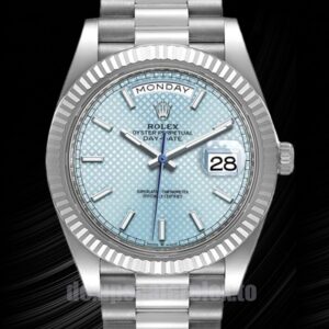 Rolex Day-Date 41mm m228236-0005 Herren Automatisch Silberton