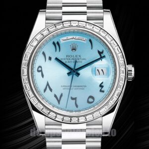 Rolex Day-Date 228396 41mm Herren Blaues Zifferblatt