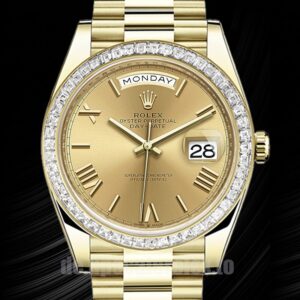 Rolex Day-Date Herren m228398tbr-0003 41mm Präsident Armband Goldfarben